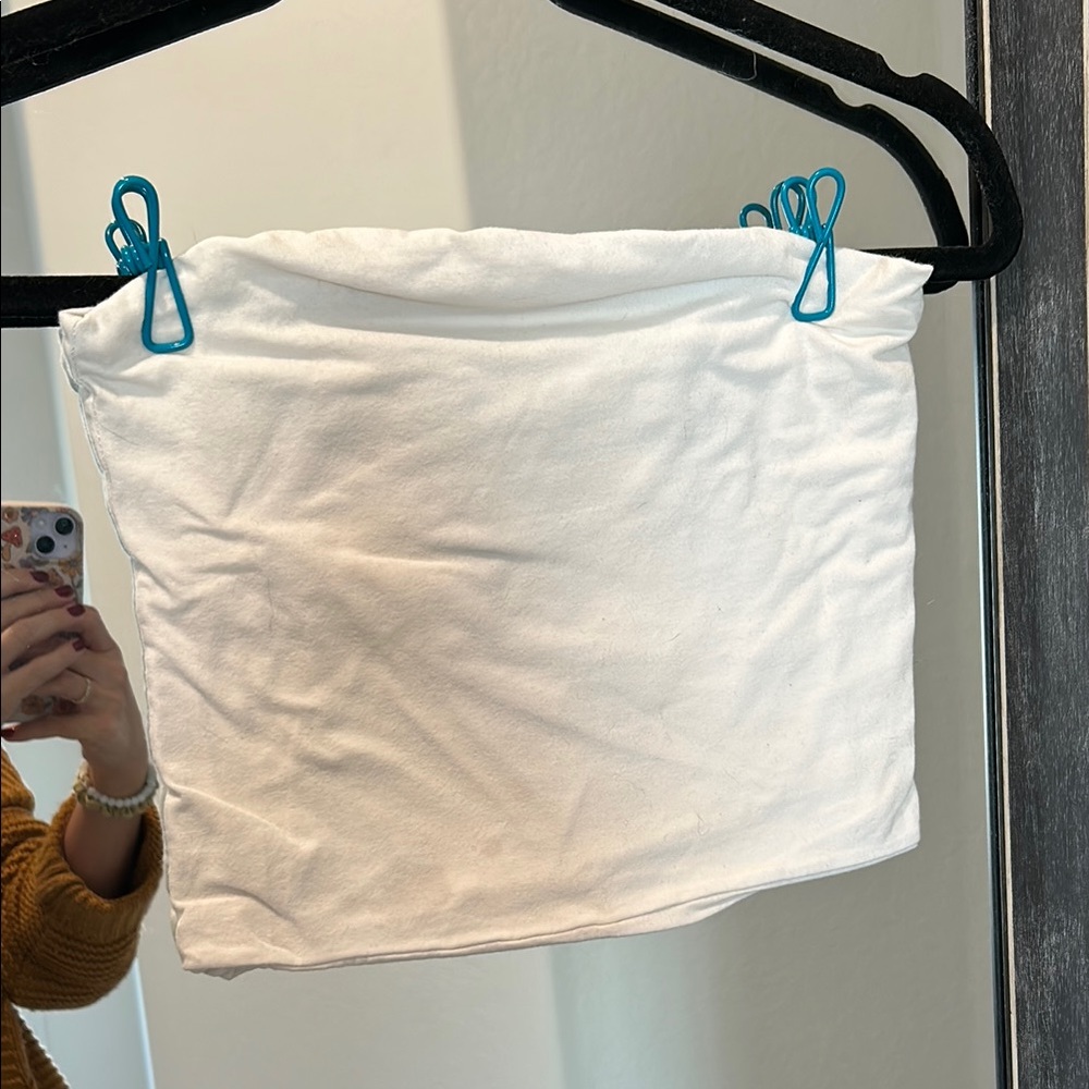 vintage brandy melville white tube top